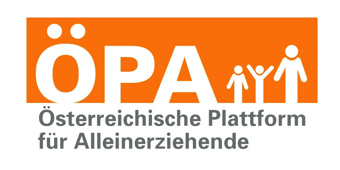 das Logo von ÖPA. Das Logo ist mit www.alleinerziehende.org verlinkt